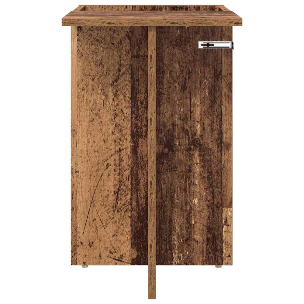 Produktbild för Sidobord Gammalt trä 35 x 40 x 55 cm Konstruerat trä