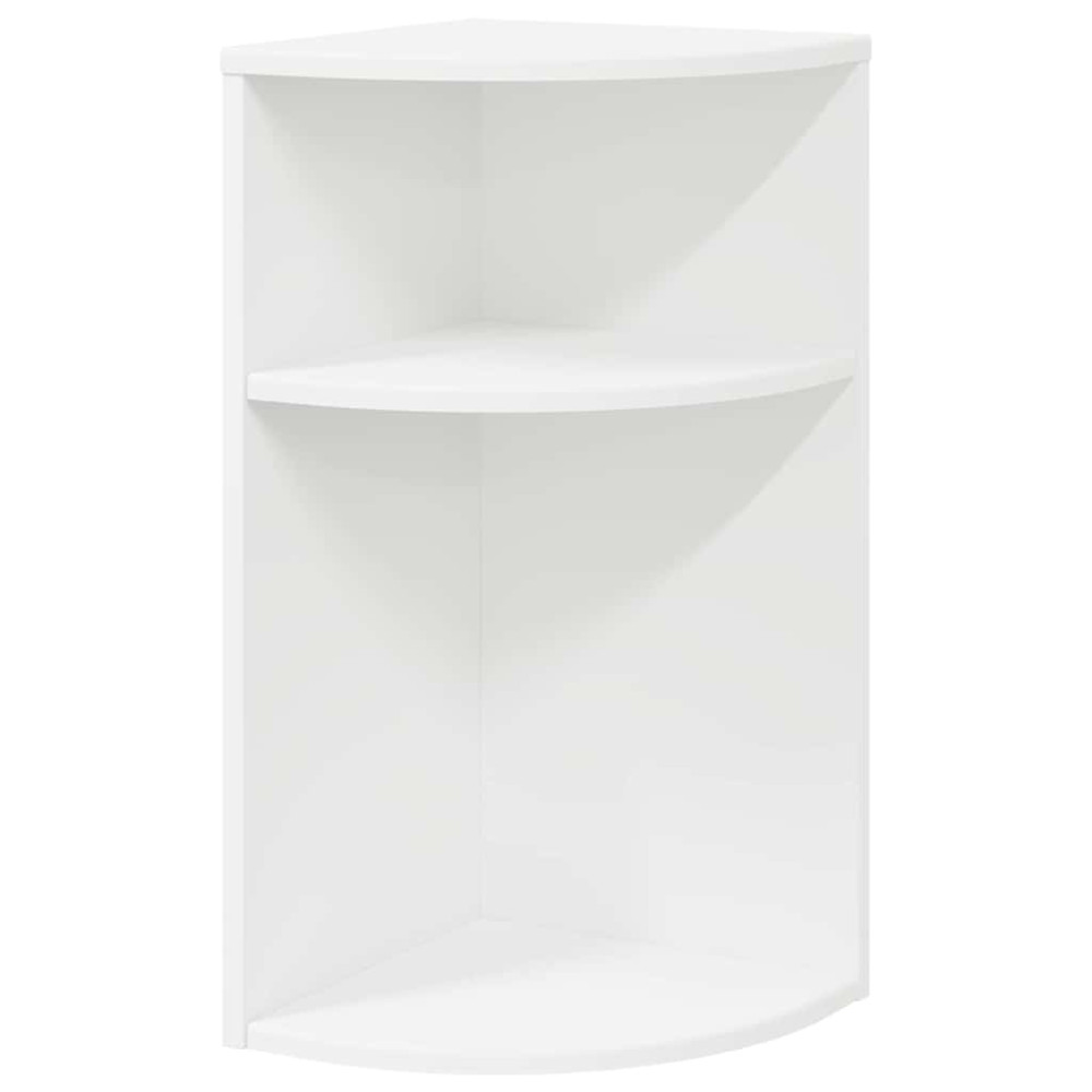 Produktbild för Sidobord Vit 29,6 x 29,6 x 60 cm Konstruerat trä