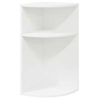 Produktbild för Sidobord Vit 29,6 x 29,6 x 60 cm Konstruerat trä