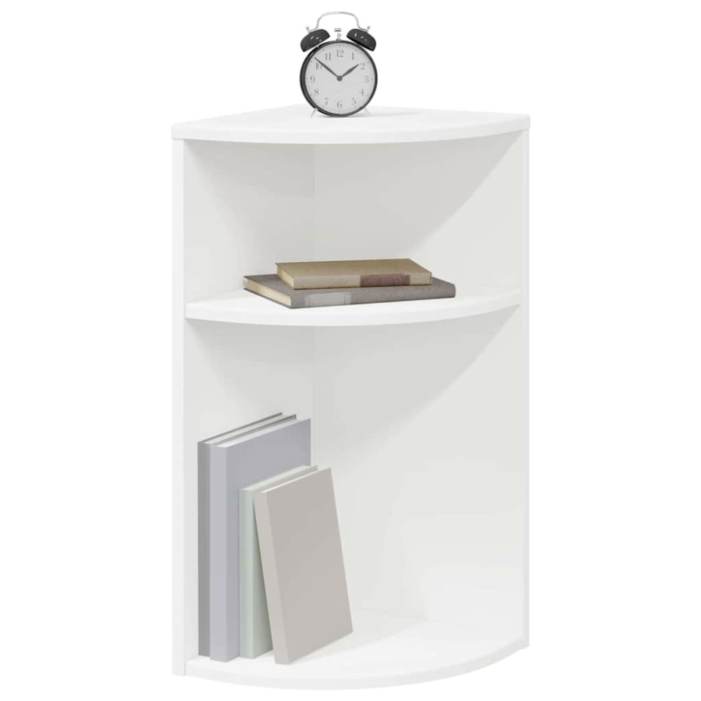 Produktbild för Sidobord Vit 29,6 x 29,6 x 60 cm Konstruerat trä