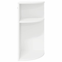 Produktbild för Sidobord Vit 29,6 x 29,6 x 60 cm Konstruerat trä