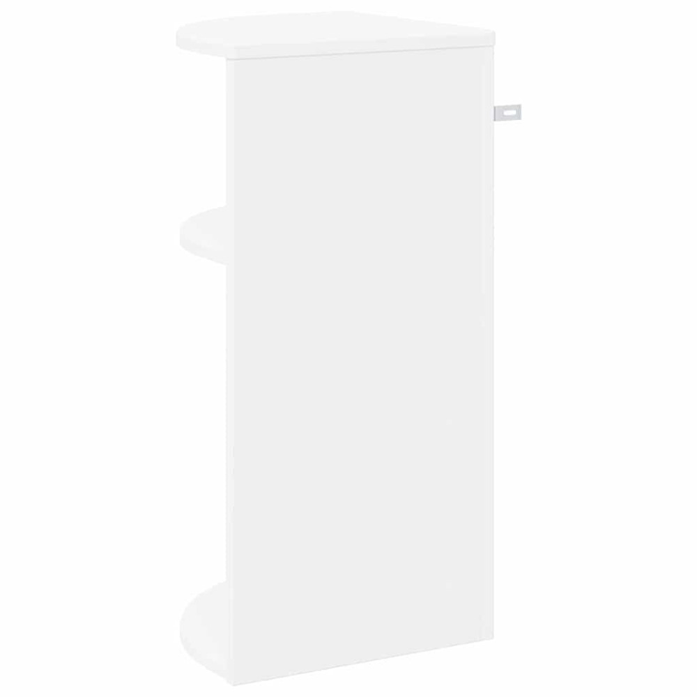 Produktbild för Sidobord Vit 29,6 x 29,6 x 60 cm Konstruerat trä