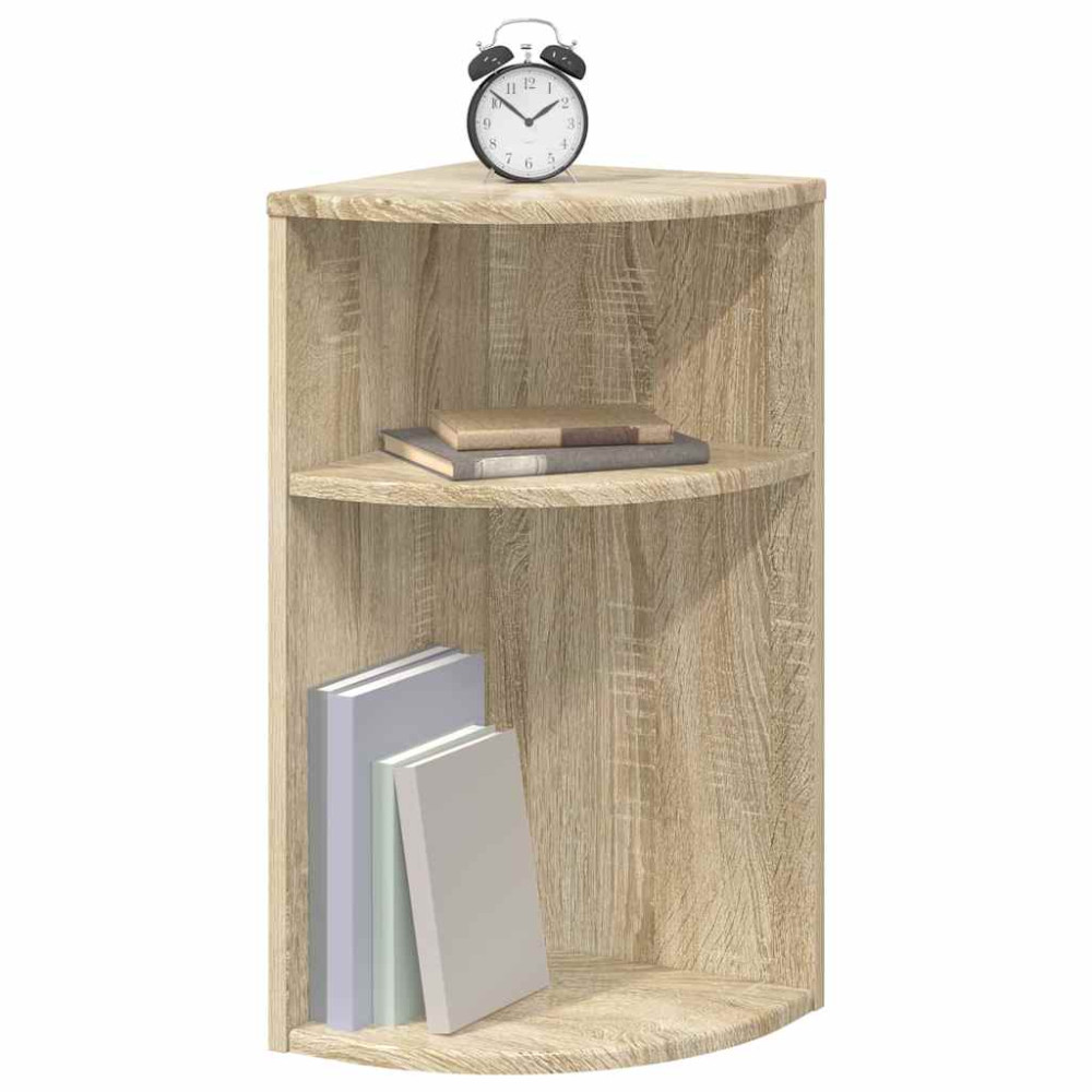 Produktbild för Sidobord Sonoma-ek 29,6 x 29,6 x 60 cm Konstruerat trä