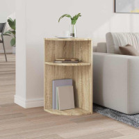 Produktbild för Sidobord Sonoma-ek 29,6 x 29,6 x 60 cm Konstruerat trä