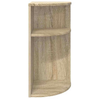 Produktbild för Sidobord Sonoma-ek 29,6 x 29,6 x 60 cm Konstruerat trä