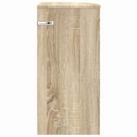 Produktbild för Sidobord Sonoma-ek 29,6 x 29,6 x 60 cm Konstruerat trä