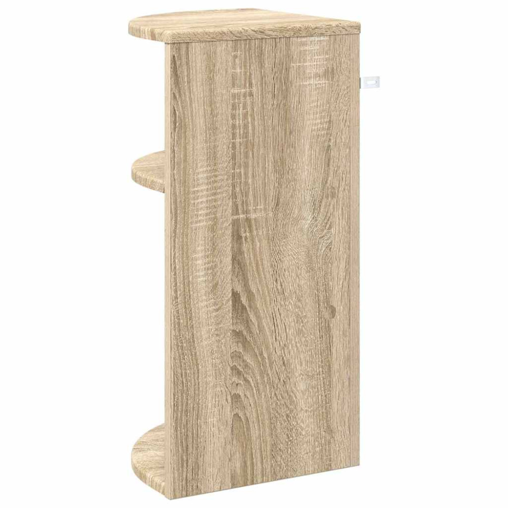 Produktbild för Sidobord Sonoma-ek 29,6 x 29,6 x 60 cm Konstruerat trä