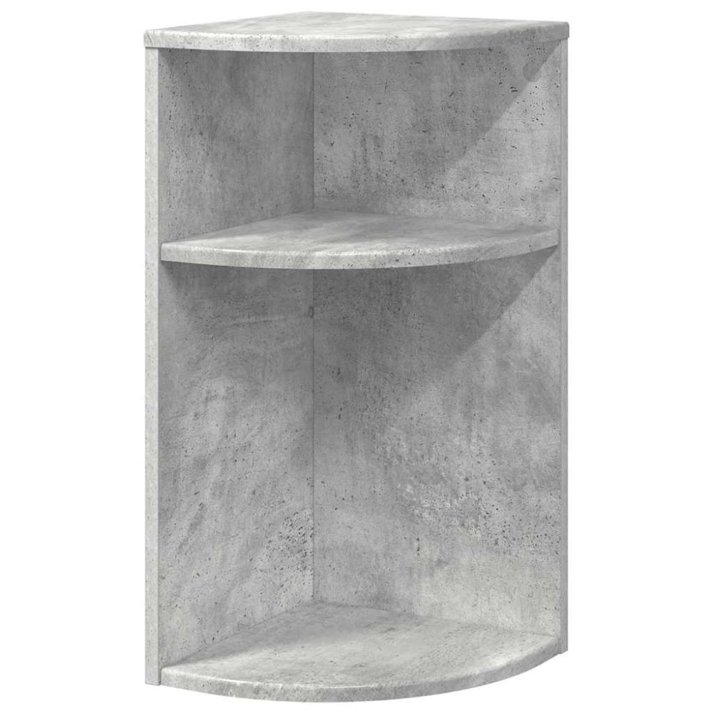 Produktbild för Sidobord Betonggrå 29,6 x 29,6 x 60 cm Konstruerat trä