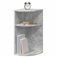 Produktbild för Sidobord Betonggrå 29,6 x 29,6 x 60 cm Konstruerat trä