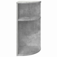 Produktbild för Sidobord Betonggrå 29,6 x 29,6 x 60 cm Konstruerat trä