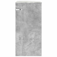 Produktbild för Sidobord Betonggrå 29,6 x 29,6 x 60 cm Konstruerat trä