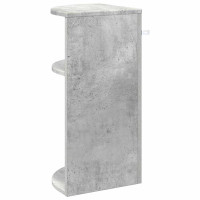 Produktbild för Sidobord Betonggrå 29,6 x 29,6 x 60 cm Konstruerat trä