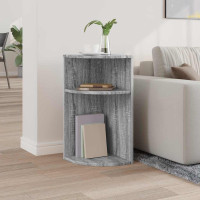 Produktbild för Sidobord Grå Sonoma 29,6 x 29,6 x 60 cm Konstruerat trä