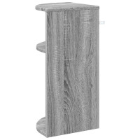 Produktbild för Sidobord Grå Sonoma 29,6 x 29,6 x 60 cm Konstruerat trä