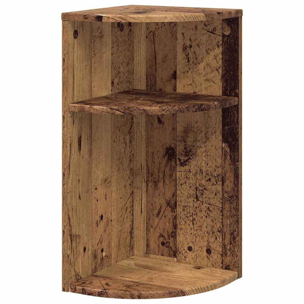 Produktbild för Sidobord Gammalt trä 29,6 x 29,6 x 60 cm Konstruerat trä