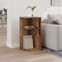 Produktbild för Sidobord Gammalt trä 29,6 x 29,6 x 60 cm Konstruerat trä