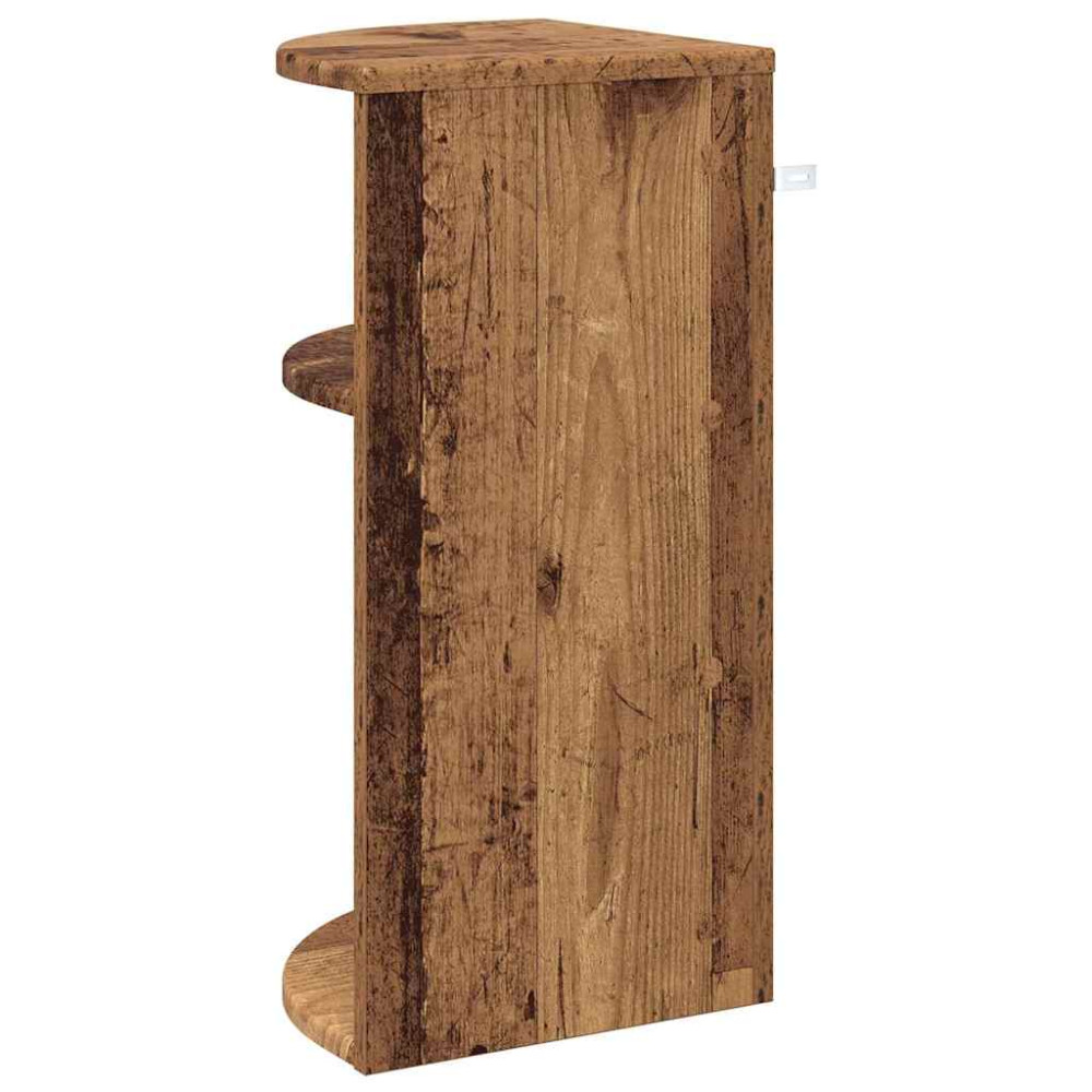 Produktbild för Sidobord Gammalt trä 29,6 x 29,6 x 60 cm Konstruerat trä