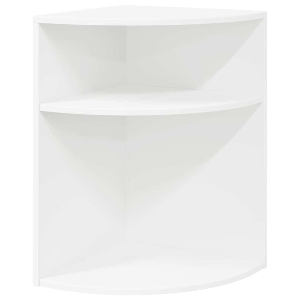 Produktbild för Sidobord Vit 39,7 x 39,7 x 60 cm Konstruerat trä