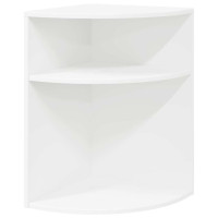 Produktbild för Sidobord Vit 39,7 x 39,7 x 60 cm Konstruerat trä