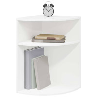 Produktbild för Sidobord Vit 39,7 x 39,7 x 60 cm Konstruerat trä