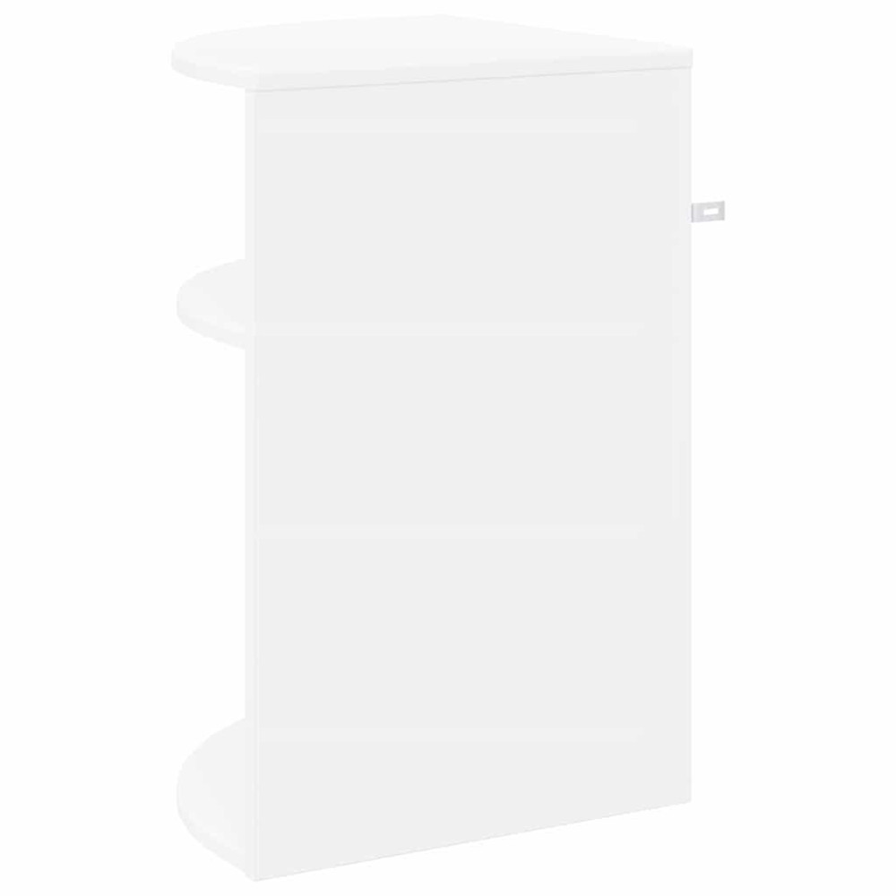 Produktbild för Sidobord Vit 39,7 x 39,7 x 60 cm Konstruerat trä
