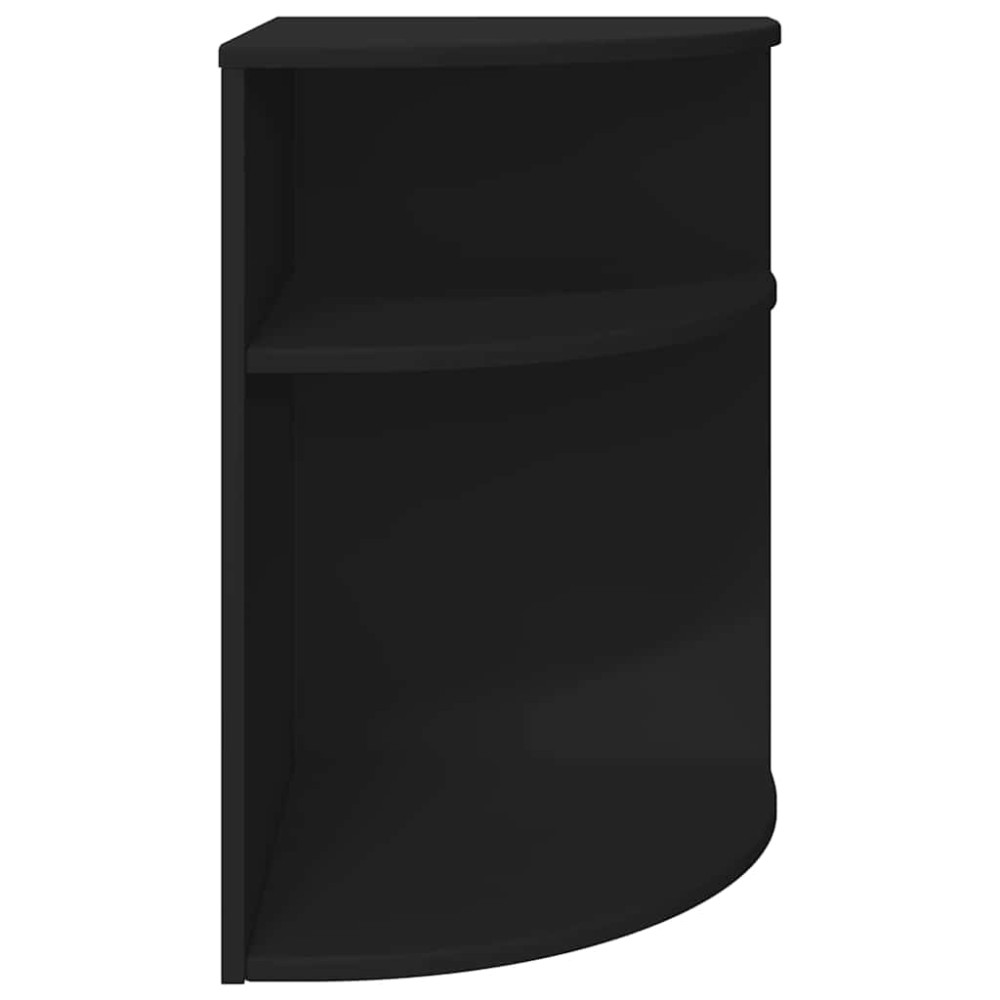 Produktbild för Sidobord Svart 39,7 x 39,7 x 60 cm Konstruerat trä