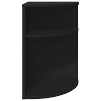 Produktbild för Sidobord Svart 39,7 x 39,7 x 60 cm Konstruerat trä