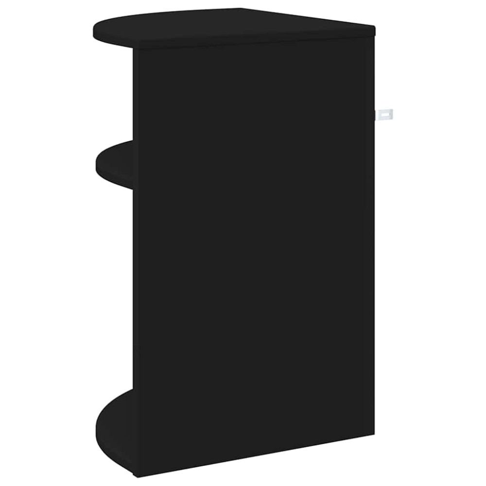 Produktbild för Sidobord Svart 39,7 x 39,7 x 60 cm Konstruerat trä
