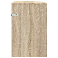 Produktbild för Sidobord Sonoma-ek 39,7 x 39,7 x 60 cm Konstruerat trä