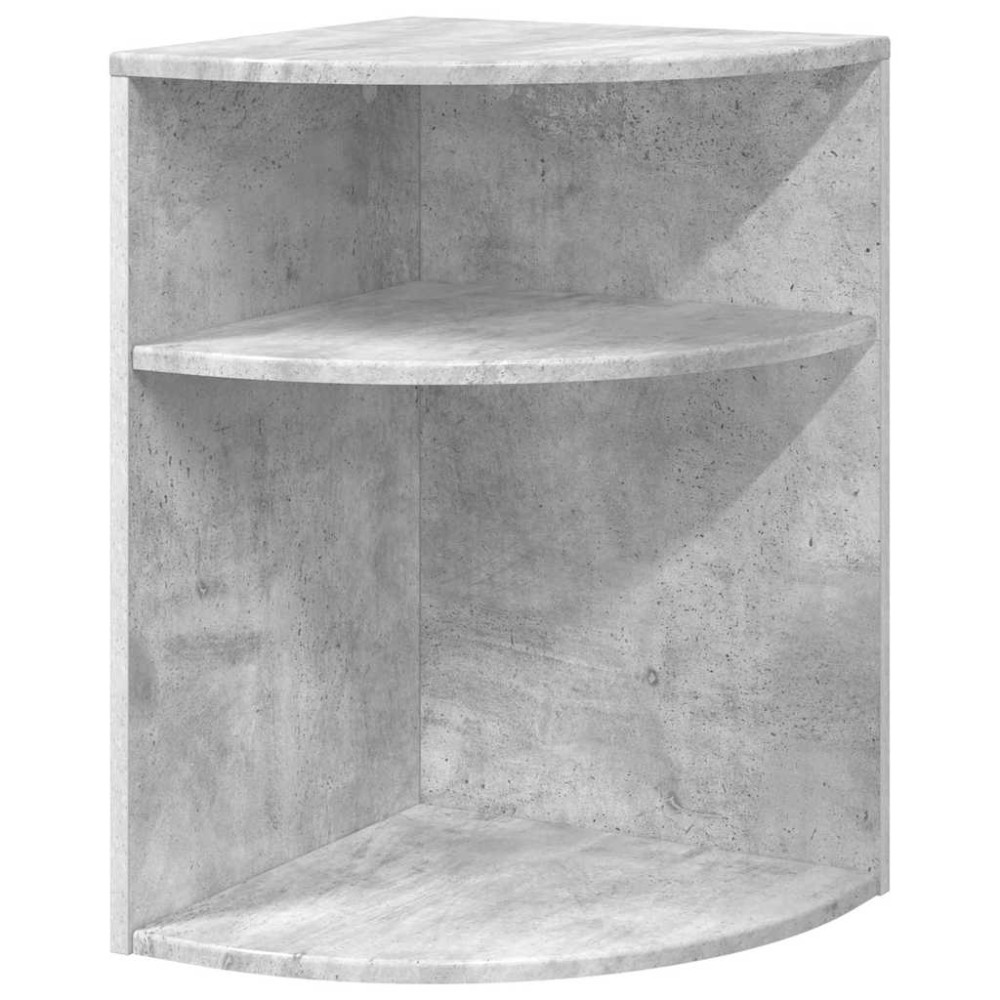 Produktbild för Sidobord Betonggrå 39,7 x 39,7 x 60 cm Konstruerat trä