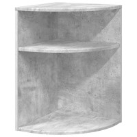 Produktbild för Sidobord Betonggrå 39,7 x 39,7 x 60 cm Konstruerat trä