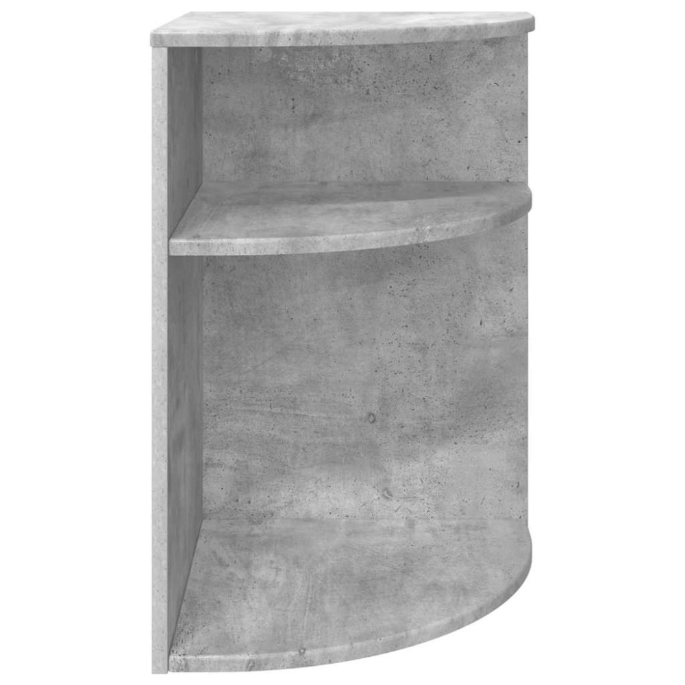 Produktbild för Sidobord Betonggrå 39,7 x 39,7 x 60 cm Konstruerat trä
