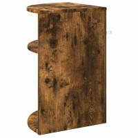 Produktbild för Sidobord Rökt ek 39,7 x 39,7 x 60 cm Konstruerat trä