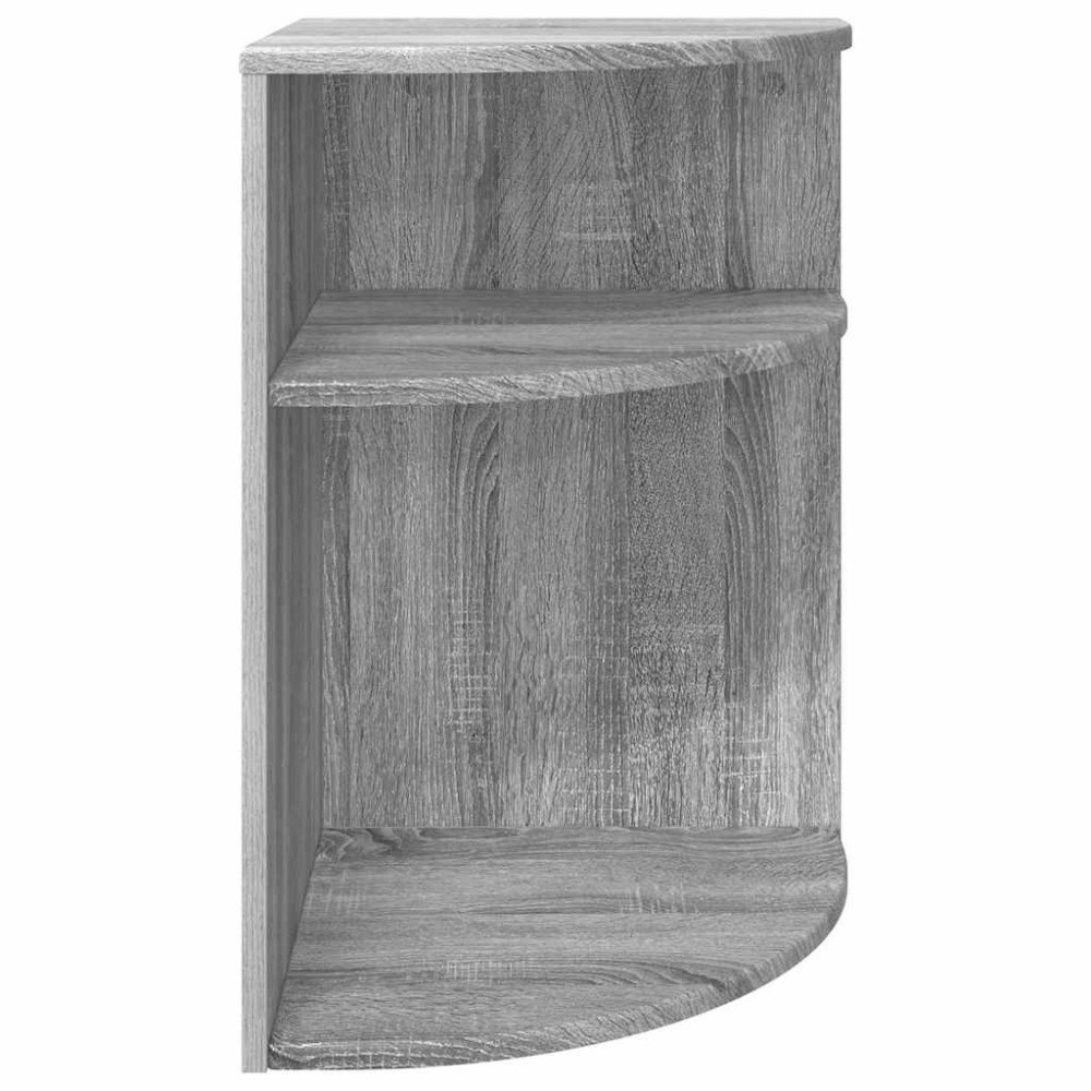 Produktbild för Sidobord Grå Sonoma 39,7 x 39,7 x 60 cm Konstruerat trä