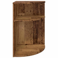 Produktbild för Sidobord Gammalt trä 39,7 x 39,7 x 60 cm Konstruerat trä