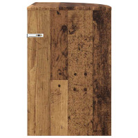Produktbild för Sidobord Gammalt trä 39,7 x 39,7 x 60 cm Konstruerat trä