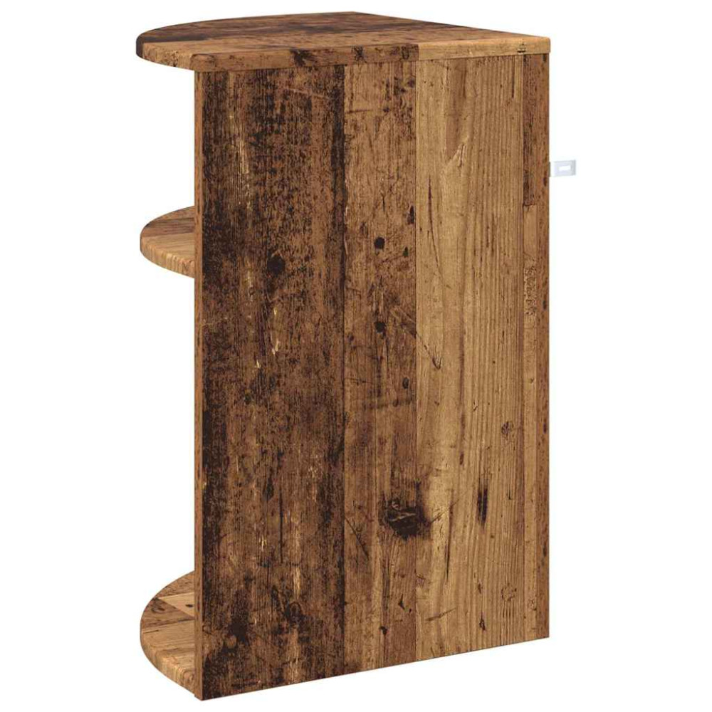 Produktbild för Sidobord Gammalt trä 39,7 x 39,7 x 60 cm Konstruerat trä