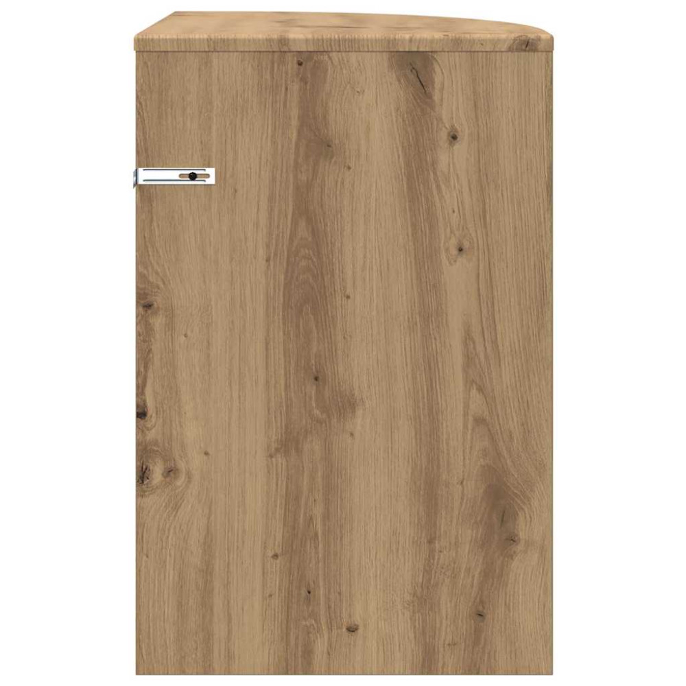 Produktbild för Sidobord Artisan Ek 39,7 x 39,7 x 60 cm Konstruerat trä