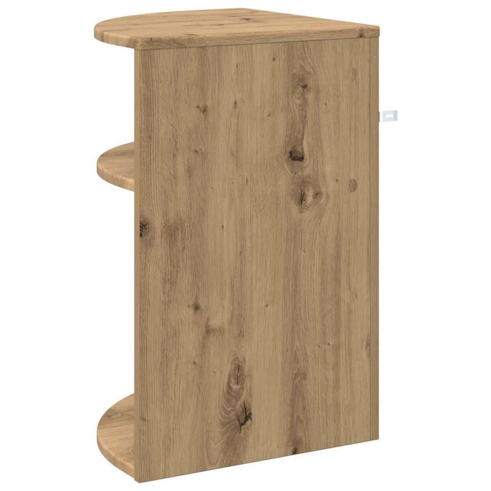 Produktbild för Sidobord Artisan Ek 39,7 x 39,7 x 60 cm Konstruerat trä