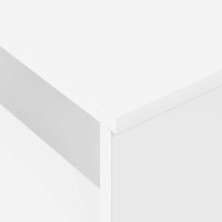 Produktbild för Konsolbord Vit 91,5 x 35 x 38,5 cm Konstruerat trä