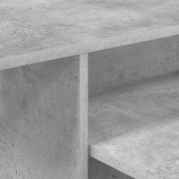 Produktbild för Konsolbord Betonggrå 91,5 x 35 x 38,5 cm Konstruerat trä