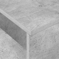 Produktbild för Konsolbord Betonggrå 91,5 x 35 x 38,5 cm Konstruerat trä