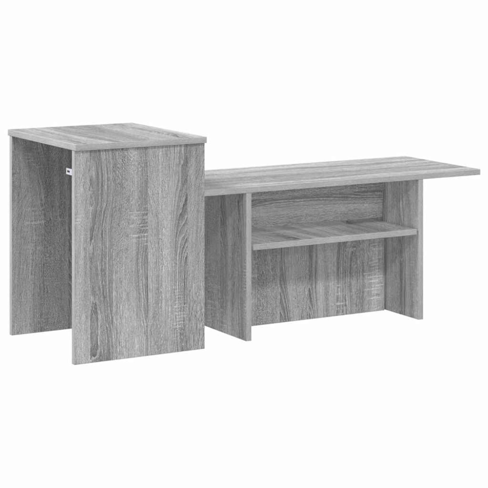 Produktbild för Konsolbord Grå Sonoma 91,5 x 35 x 38,5 cm Konstruerat trä