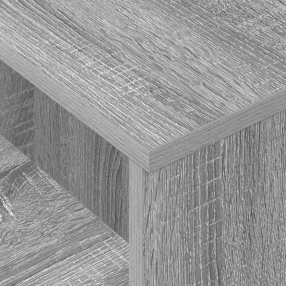Produktbild för Konsolbord Grå Sonoma 91,5 x 35 x 38,5 cm Konstruerat trä