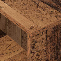 Produktbild för Konsolbord Gammalt trä 91,5 x 35 x 38,5 cm Konstruerat trä