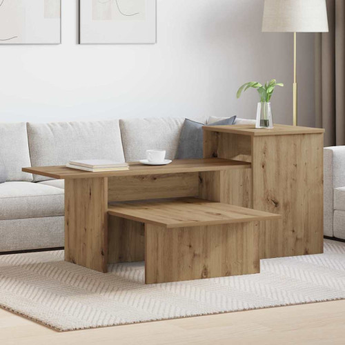 vidaXL Konsolbord Artisan Ek 91,5 x 35 x 38,5 cm Konstruerat trä