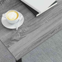 Produktbild för Kaffeebord Grå Sonoma 100 x 50 x 45 cm Konstruerat trä