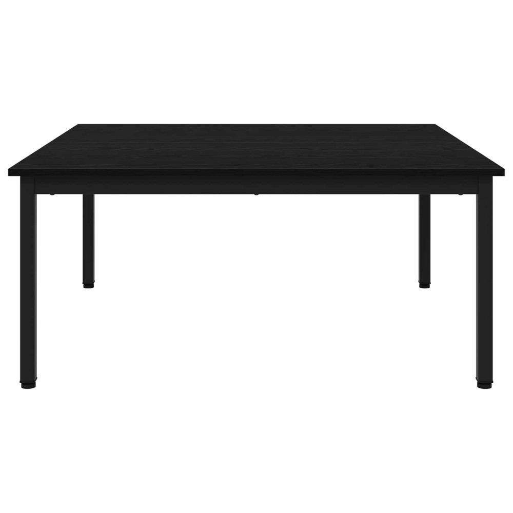 Produktbild för Kaffeebord Svart Ek 100 x 100 x 45 cm Konstruerat trä