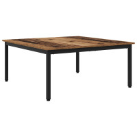Produktbild för Kaffeebord Gammalt trä 100 x 100 x 45 cm Konstruerat trä