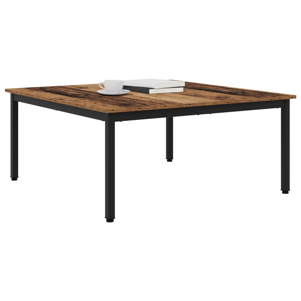 Produktbild för Kaffeebord Gammalt trä 100 x 100 x 45 cm Konstruerat trä